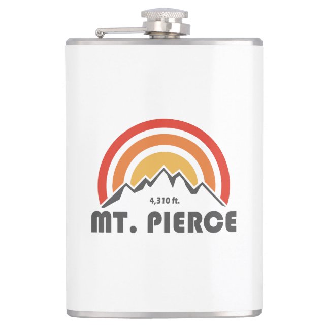 Mt. Pierce New Hampshire Hip Flask (Front)