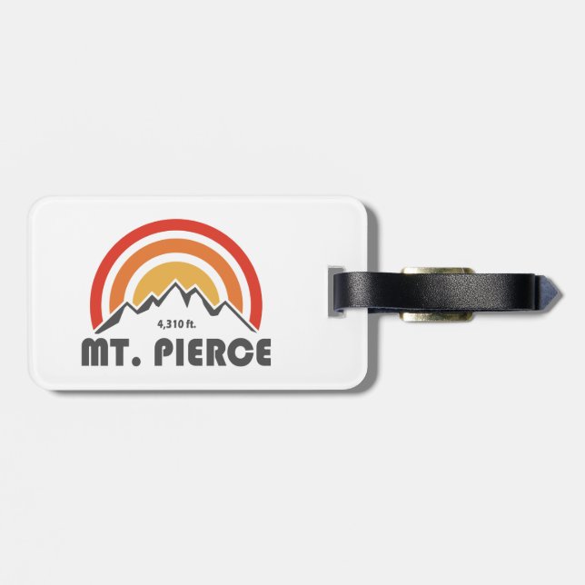 Mt. Pierce New Hampshire Luggage Tag (Back Horizontal)