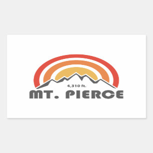 Mt. Pierce New Hampshire Rectangular Sticker