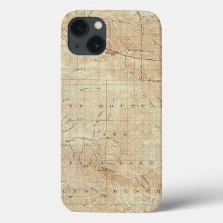 Mt Pinos quadrangle showing San Andreas Rift iPhone 13 Case