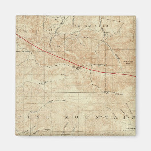 Mt Pinos quadrangle showing San Andreas Rift Magnet