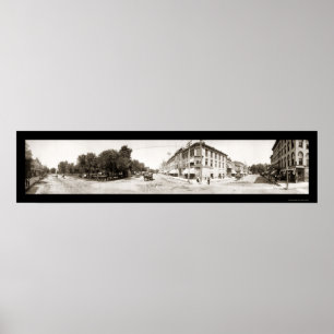 Mt Pleasant, IA Photo 1907 Poster