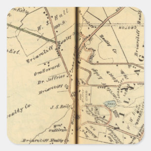 Mt. Pleasant, New York Square Sticker