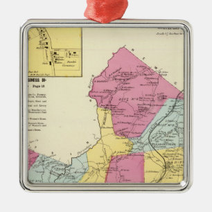 Mt Pleasant, Town Metal Tree Decoration