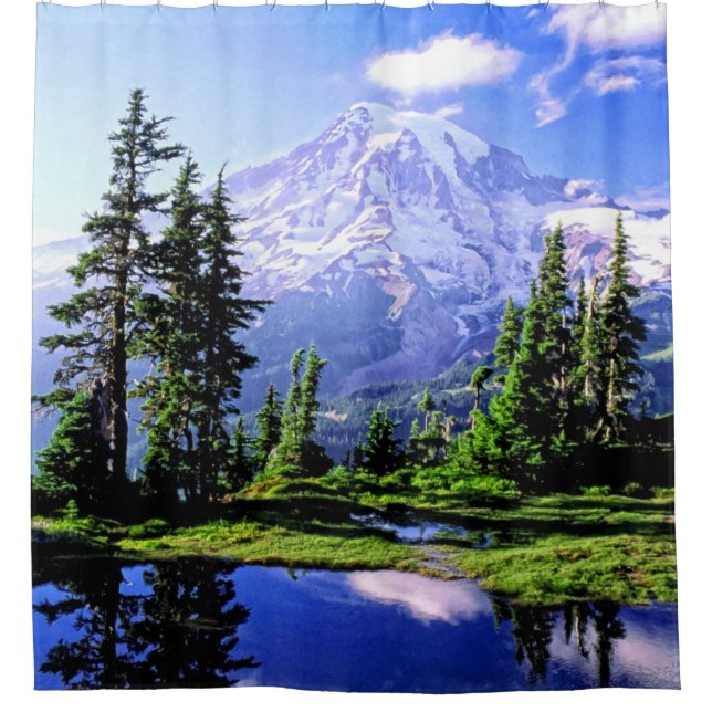 Mt Raineer National Park Shower Curtain (Front)