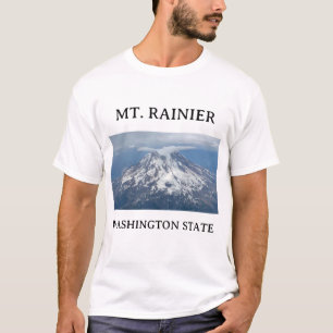 MT. Rainier Aerial Photo Stratus Cloud 2 T-Shirt