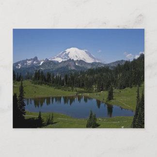Mt. Rainier and Tipsoo Lake Postcard