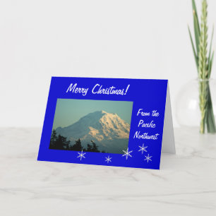 Mt. Rainier Christmas Card