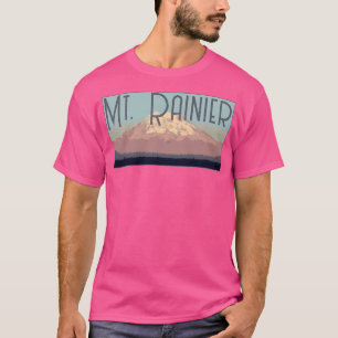 Mt. Rainier Decal Baseball Sleeve T-Shirt