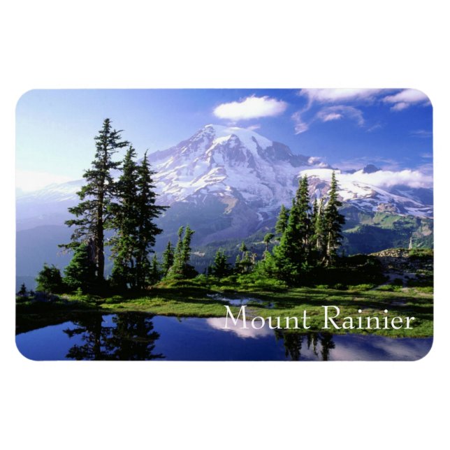 Mt. Rainier Magnet (Horizontal)