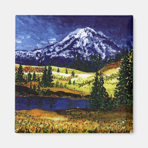 Mt Rainier Magnet