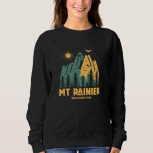 Mt Rainier Mountains Washington Hiking Outdoors Vi Sweatshirt