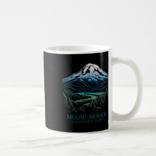 Mt. Rainier National Park Hiking Camping Mountain Coffee Mug