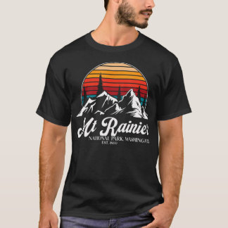 Mt. Rainier National Park Hiking Vacation T-Shirt