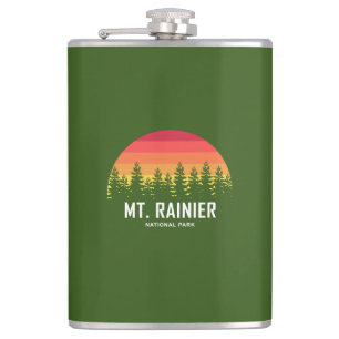 Mt. Rainier National Park Hip Flask