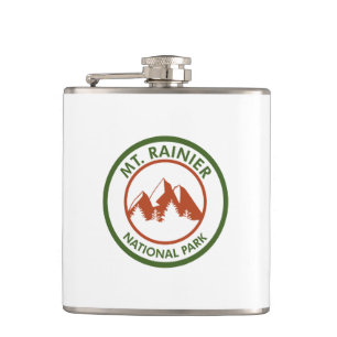Mt. Rainier National Park Hip Flask