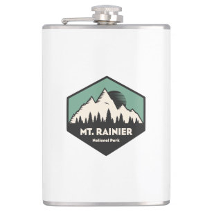 Mt. Rainier National Park Hip Flask