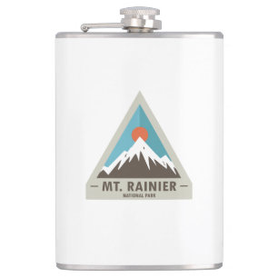 Mt. Rainier National Park Hip Flask