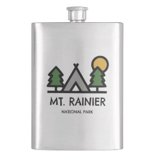 Mt. Rainier National Park Hip Flask