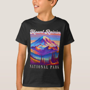 Mt. Rainier National Park Mountain Art Souvenir 1 T-Shirt