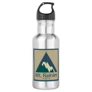 Mt. Rainier National Park Rustic 532 Ml Water Bottle