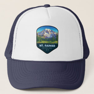 Mt. Rainier National Park Shield Trucker Hat