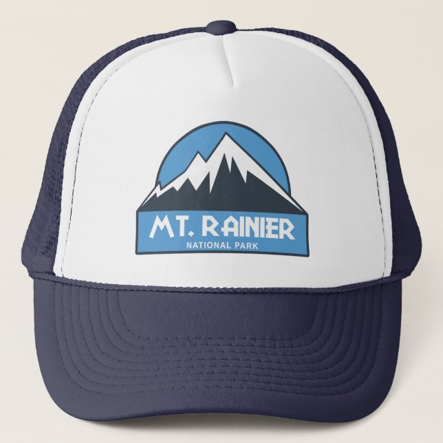 Mt. Rainier National Park Trucker Hat (Front)