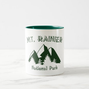 Mt. Rainier National Park Two-Tone Coffee Mug
