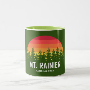 Mt. Rainier National Park Two-Tone Coffee Mug