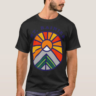Mt Rainier National Park - Washington Mountain Mt  T-Shirt