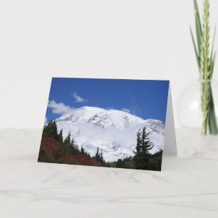 Mt Rainier Note Card