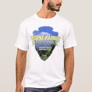 Mt Rainier NP (arrowhead) T-Shirt