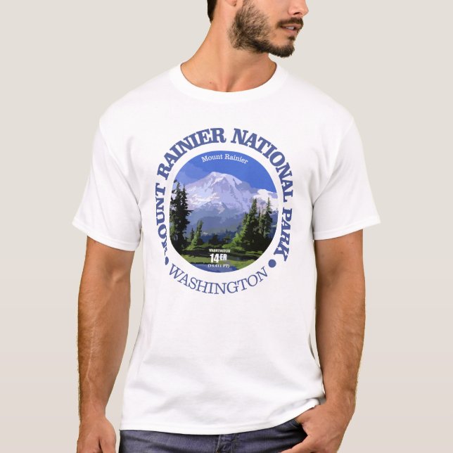 Mt Rainier NP T-Shirt (Front)