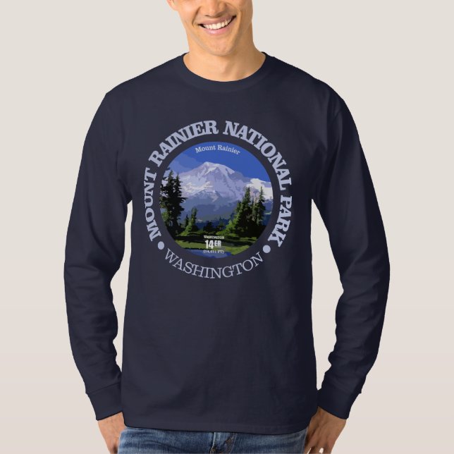 Mt Rainier NP T-Shirt (Front)