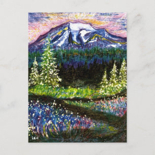 Mt Rainier Postcard
