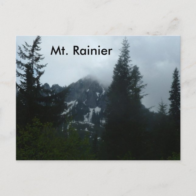 Mt. Rainier Postcard (Front)