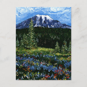 Mt Rainier Postcard