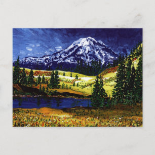 Mt Rainier Postcard