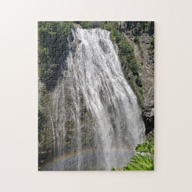 Mt Rainier Rainbow at Narada Falls Puzzle (Vertical)