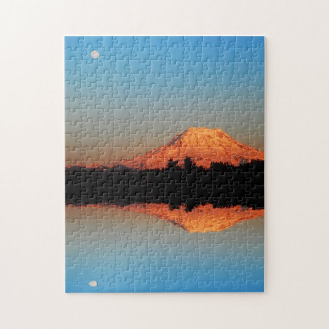 Mt Rainier Reflections Jigsaw Puzzle (Vertical)