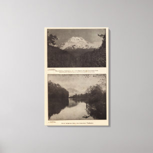 Mt Rainier Snoqualmie R Canvas Print