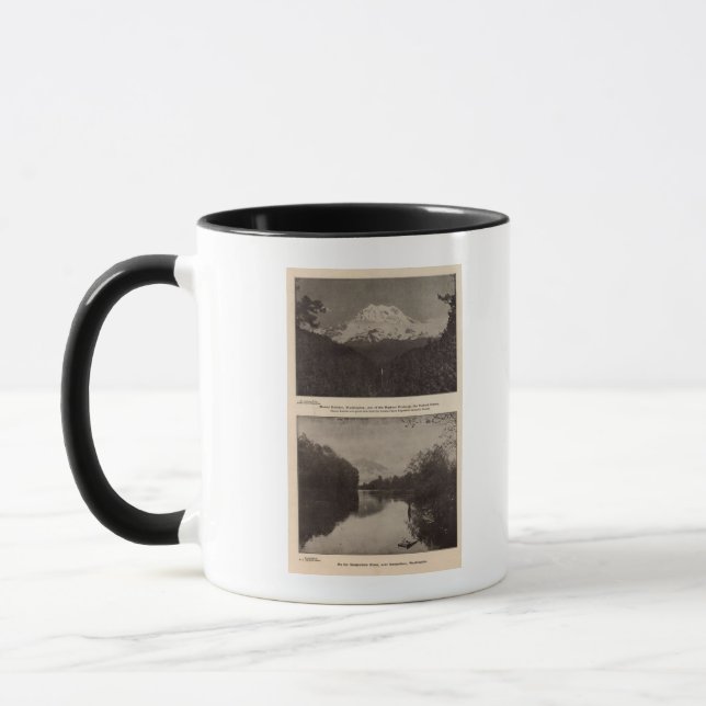 Mt Rainier Snoqualmie R Mug (Left)