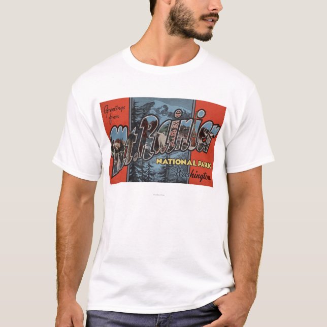 Mt. Rainier State Park, Washington T-Shirt (Front)