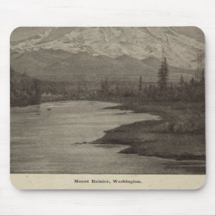Mt Rainier Steilacoom Beach Mouse Mat
