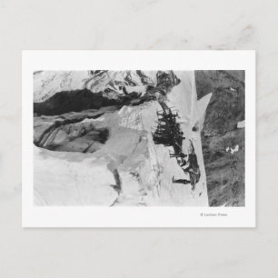 Mt. Rainier, WA Nisqually Glacier Climbers Postcard
