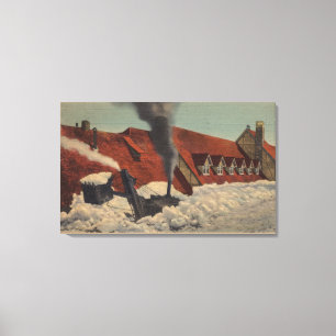Mt. Rainier, WA - Paradise Inn Canvas Print
