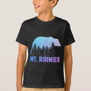 Mt Rainier Washington Bear Grizzly Pride Outdoor T-Shirt
