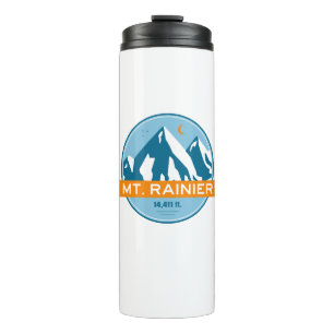 Mt. Rainier Washington Stars Moon Thermal Tumbler