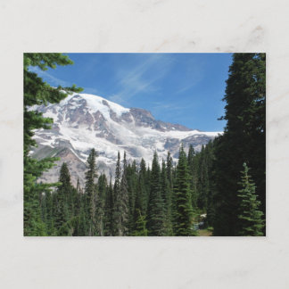 Mt Rainier Washington State by Julie L. Cleveland Postcard