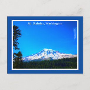 Mt. Rainier Washington State Postcard